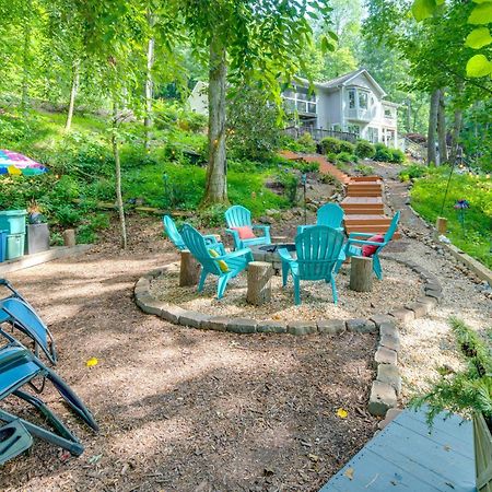 Creekside Hendersonville Haven Hot Tub And Fire Pit エクステリア 写真