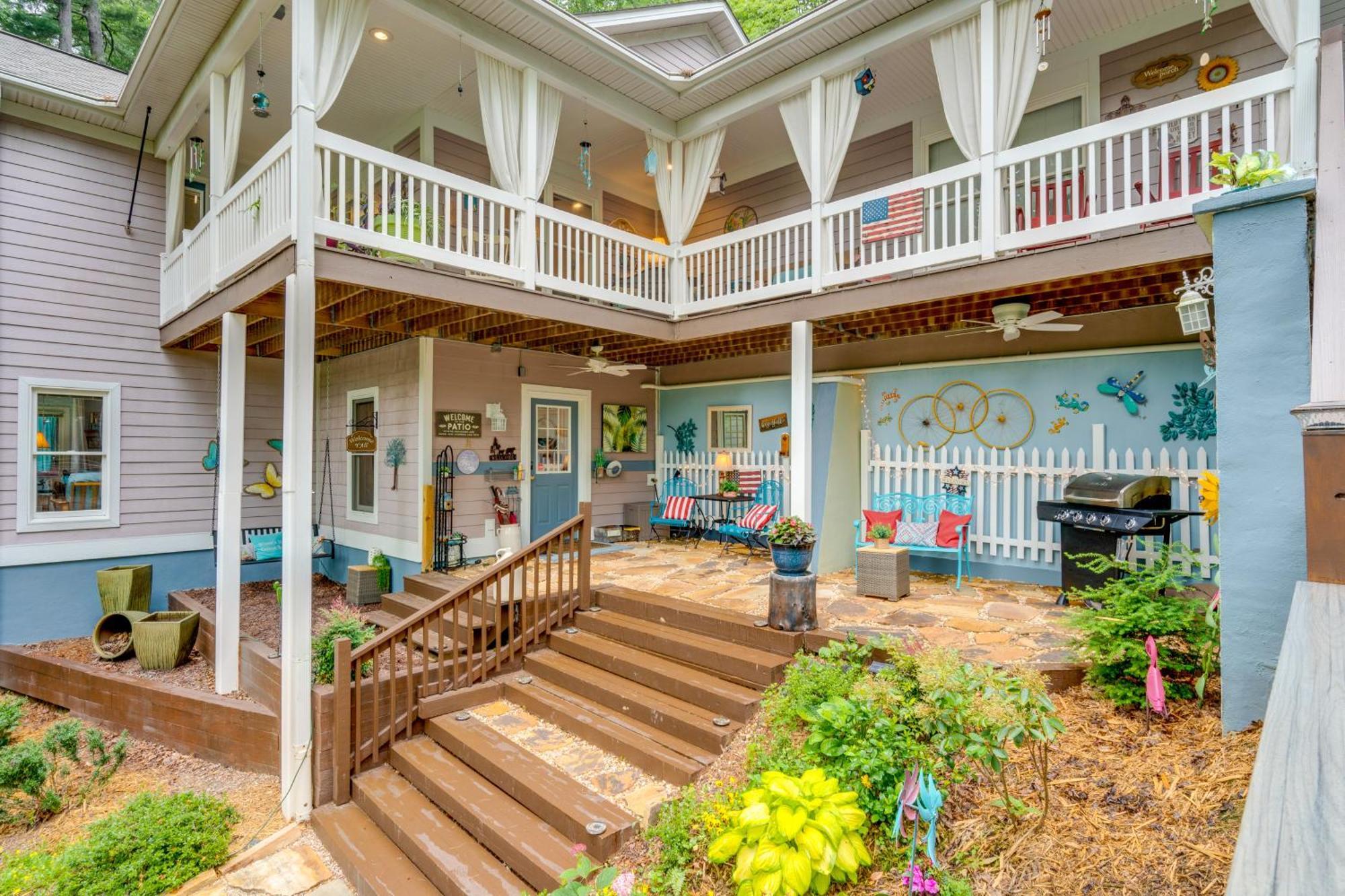 Creekside Hendersonville Haven Hot Tub And Fire Pit エクステリア 写真