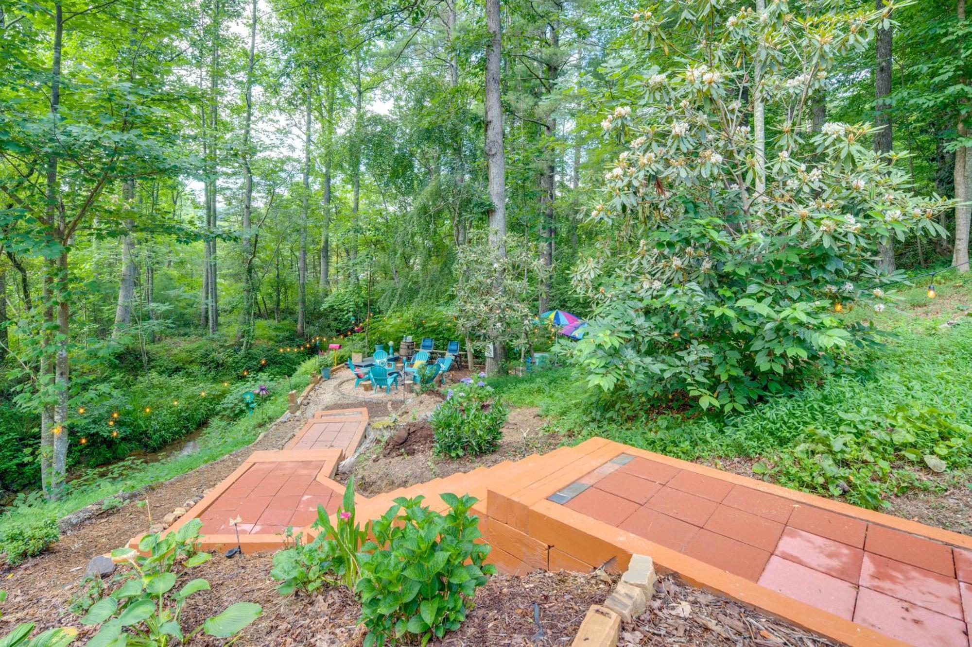 Creekside Hendersonville Haven Hot Tub And Fire Pit エクステリア 写真